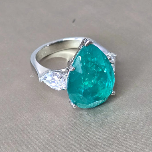 Ring - Diamant Paraiba-Turmalin